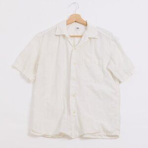 Uniqlo Size XS Men's Short Sleeve White Oxford
